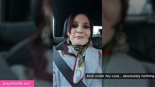 Jeny Smith, a horny hotwife MILF over 40 came to visit a student to teach him how to make pancakes