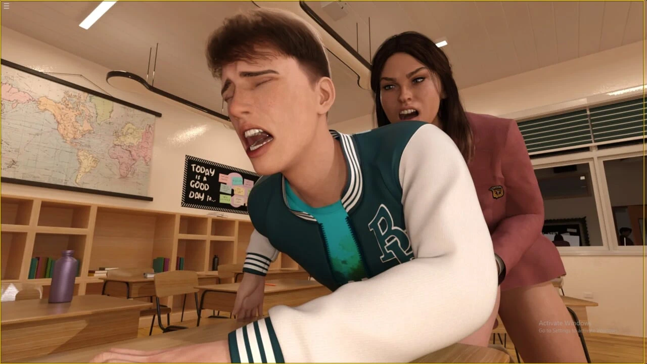 Shemale Teacher Fucking 18 Plus College Student Asshole